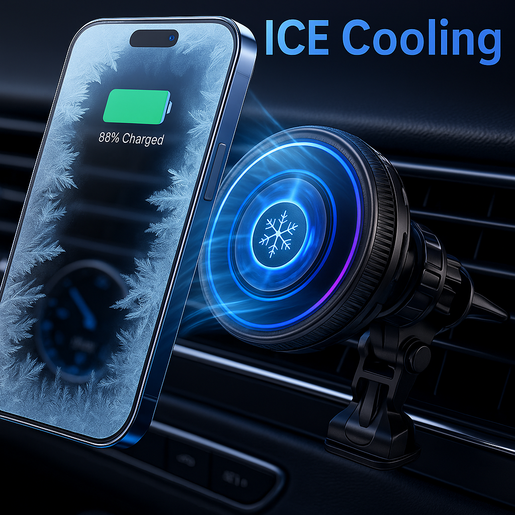 Luxora™ Cooling Magnetic Car Charger